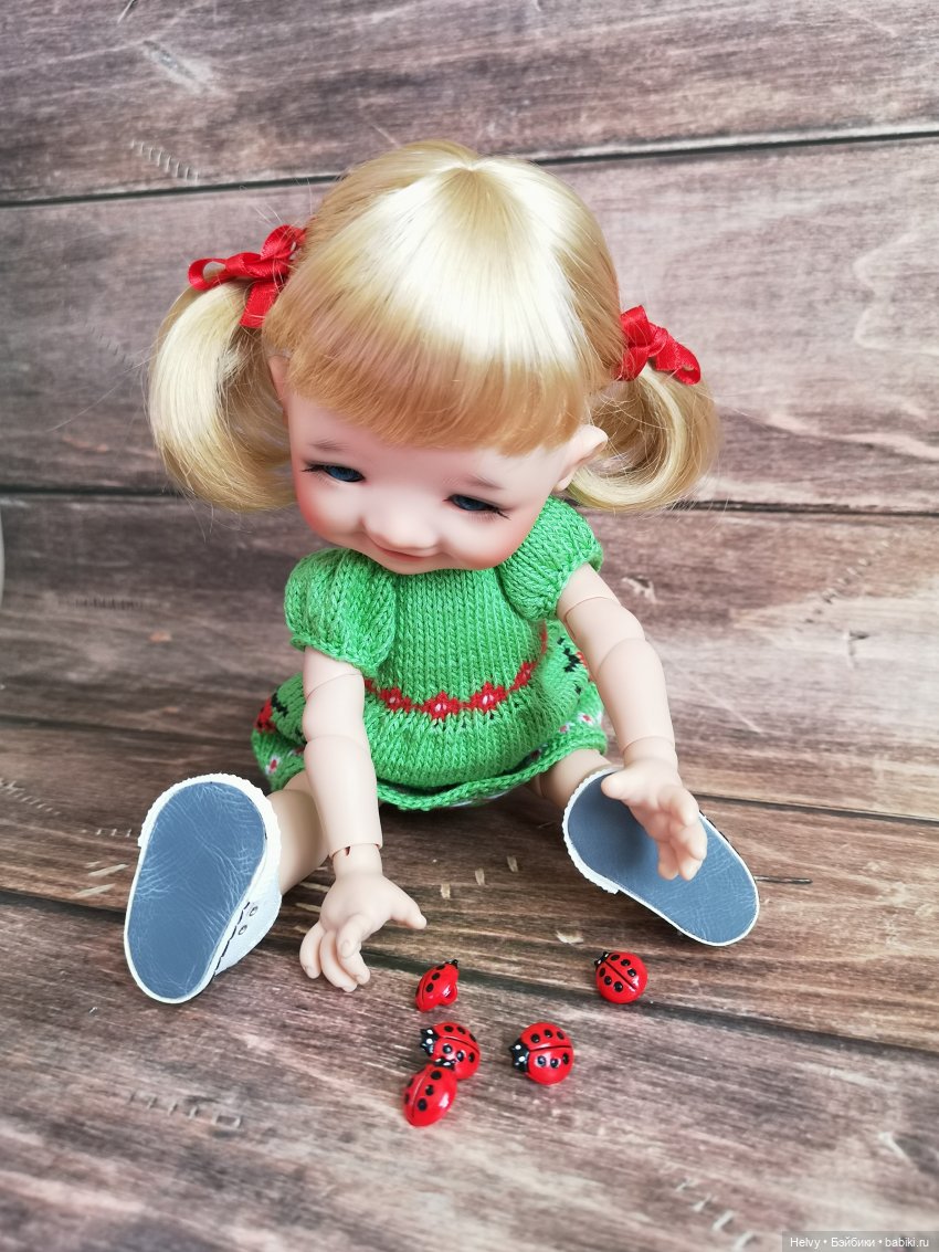 Платья с божьими коровками для Медовят