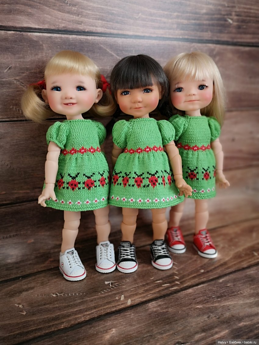 Платья с божьими коровками для Медовят (фото 9)