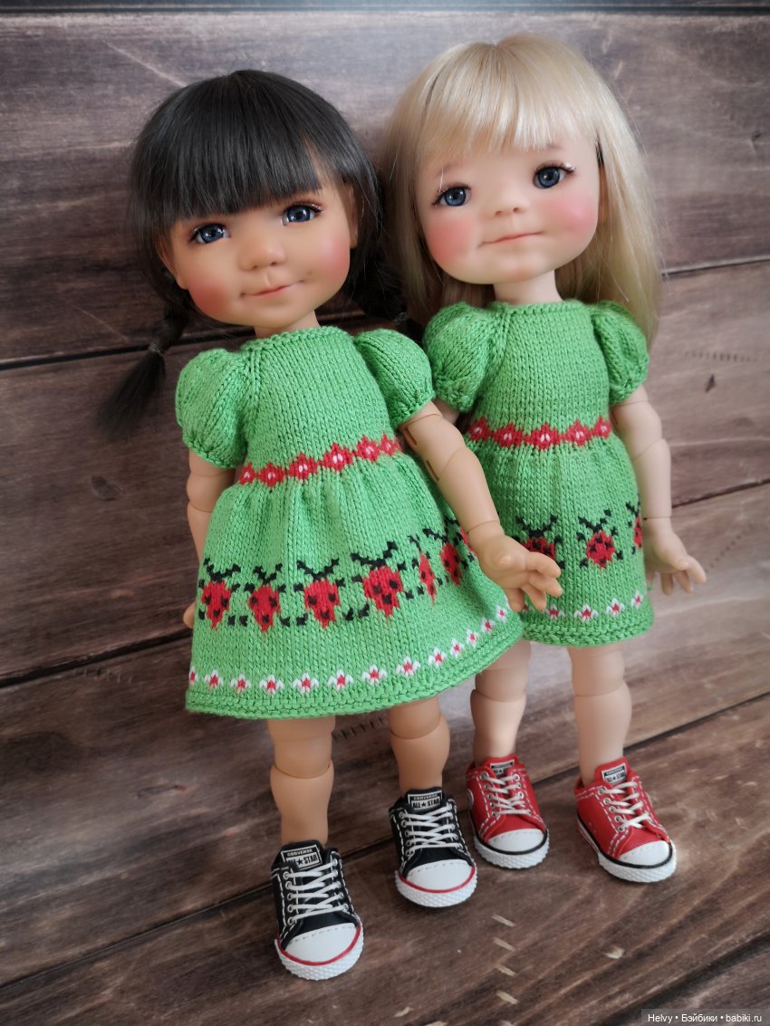 Платья с божьими коровками для Медовят (фото 7)