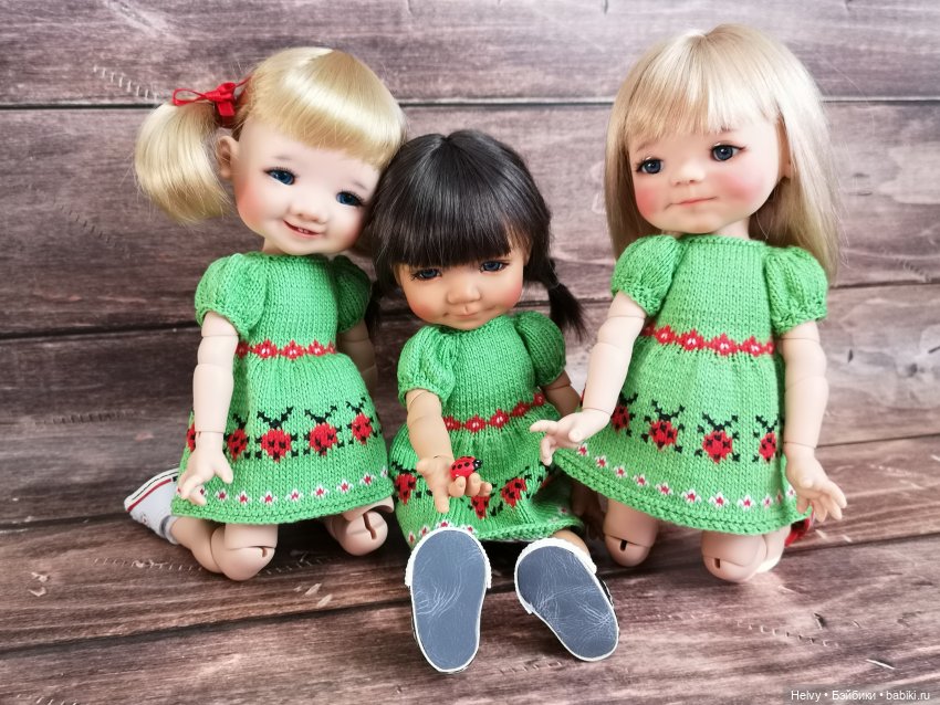 Платья с божьими коровками для Медовят (фото 10)