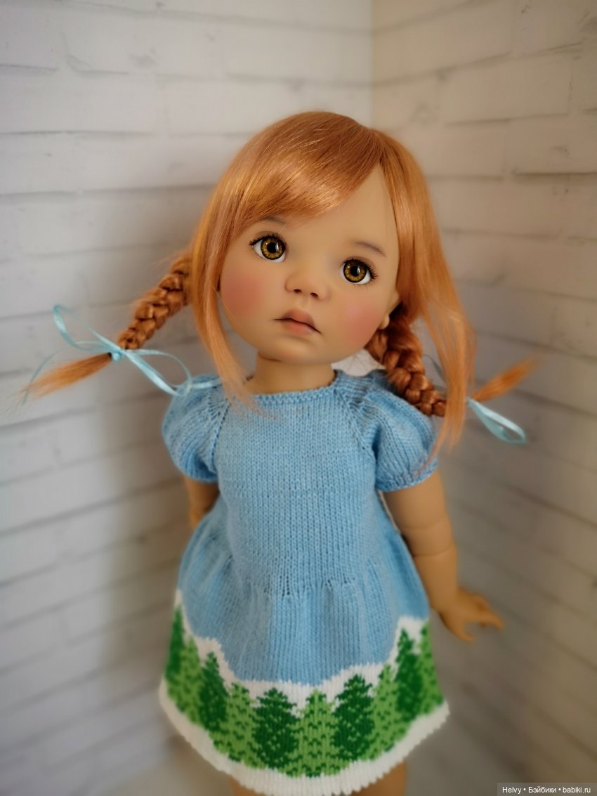 Платья с ёлочками для Meadowdolls и Little Darling (фото 3)