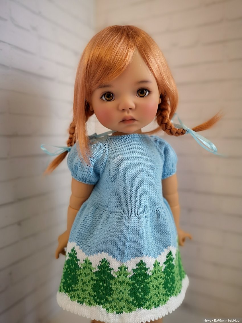 Платья с ёлочками для Meadowdolls и Little Darling (фото 2)