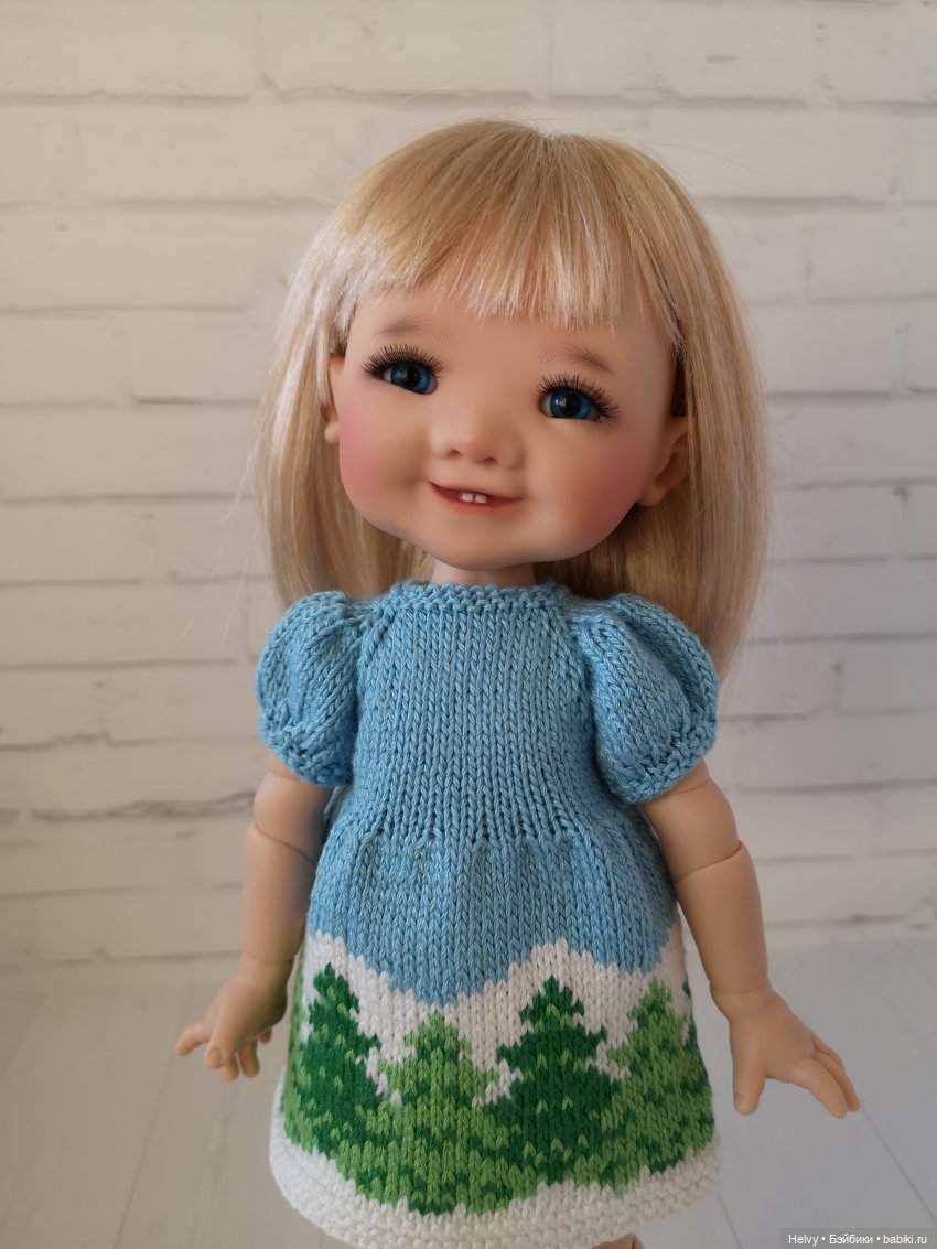 Платья с ёлочками для Meadowdolls и Little Darling (фото 10)