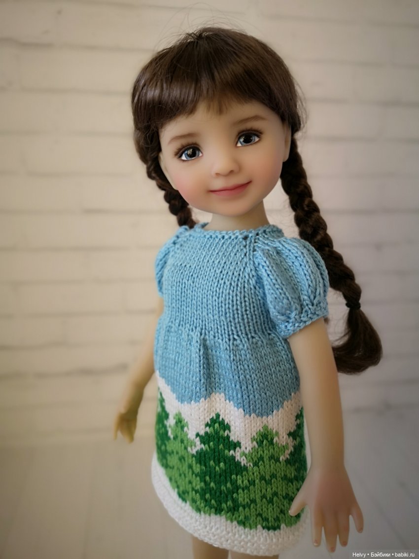 Платья с ёлочками для Meadowdolls и Little Darling (фото 7)