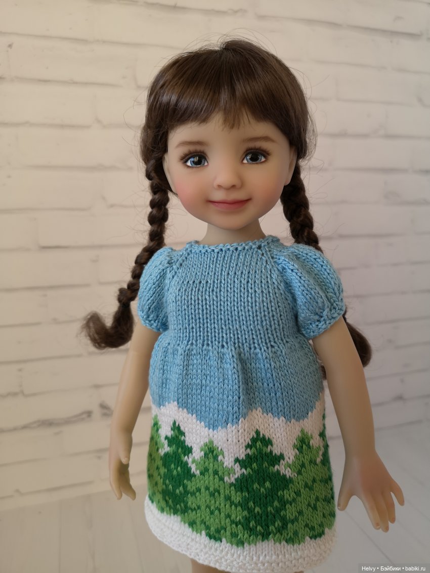 Платья с ёлочками для Meadowdolls и Little Darling (фото 5)