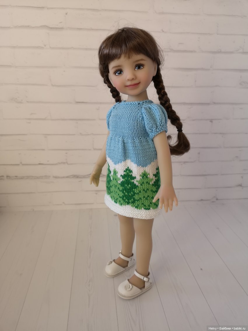 Платья с ёлочками для Meadowdolls и Little Darling (фото 6)