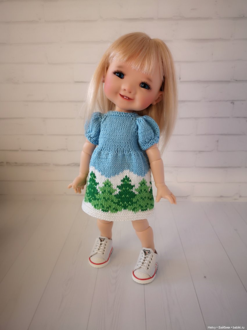 Платья с ёлочками для Meadowdolls и Little Darling (фото 9)