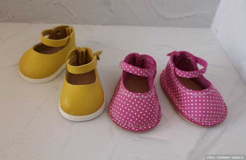 Два способа сделать туфельки для куклы