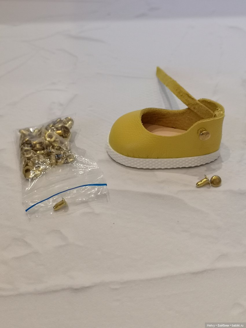 Два способа сделать туфельки для куклы