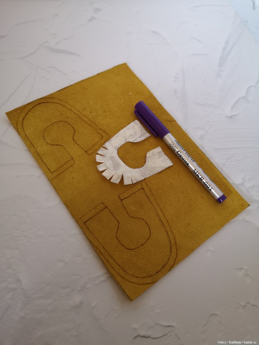 Два способа сделать туфельки для куклы