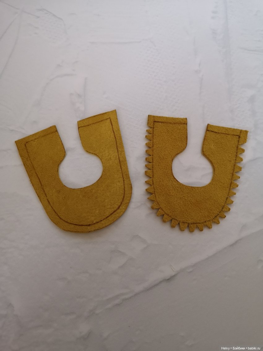 Два способа сделать туфельки для куклы