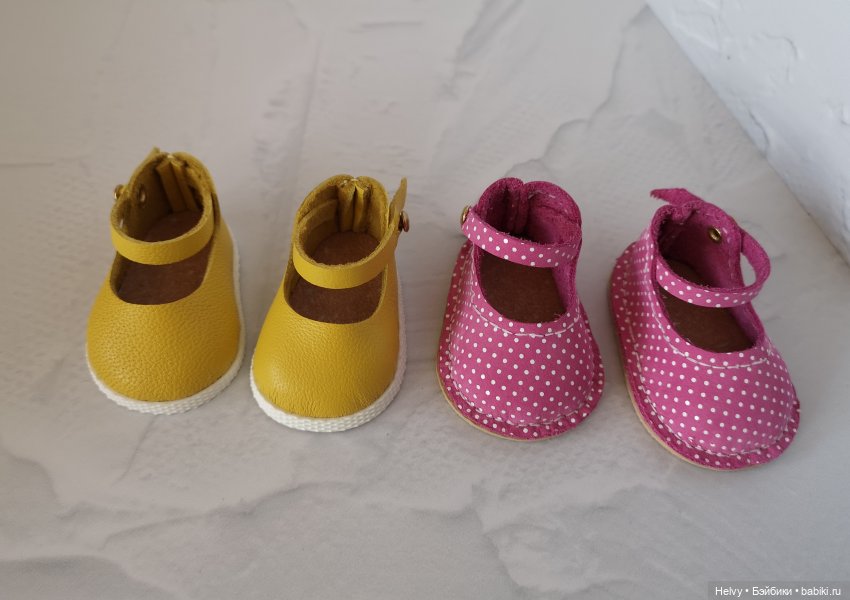 Два способа сделать туфельки для куклы
