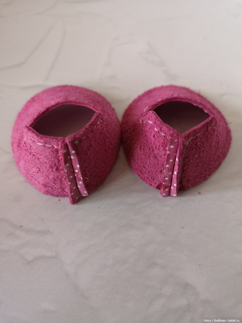 Два способа сделать туфельки для куклы