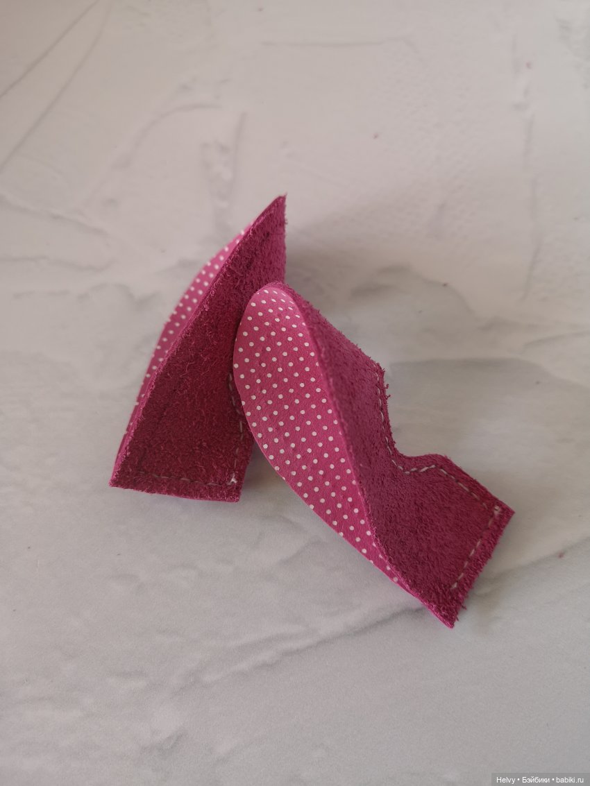 Два способа сделать туфельки для куклы