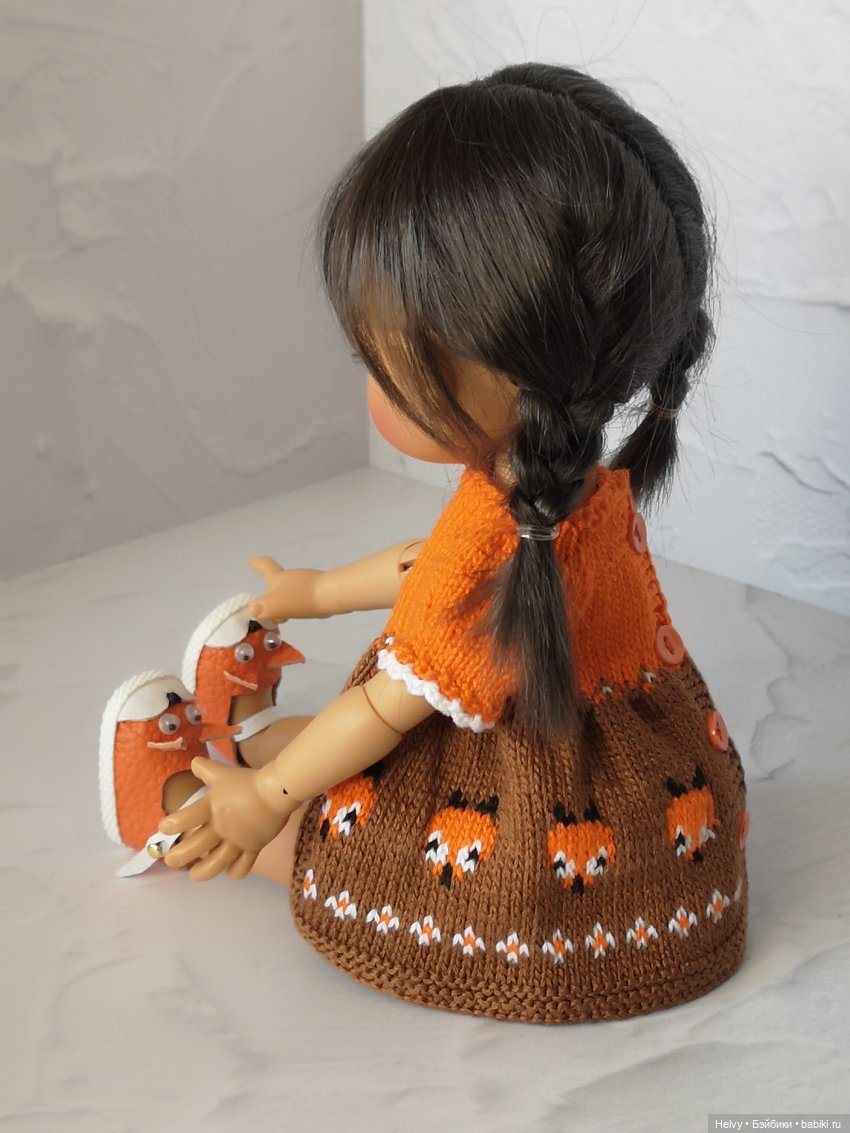 Платья с лисичками для Медовят (фото 9)