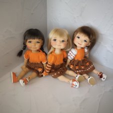 Платья с лисичками для Медовят