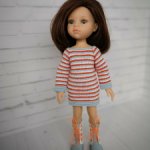 Удлиненный свитер для куклы Paola Reina (Паола Рейна) и Little Darling (Литл Дарлинг)
