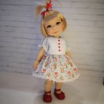 Платье для Meadowdolls moppet 38 см
