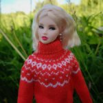 Свитер лопапейса для Barbie и Integrity toys