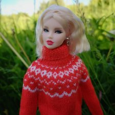 Свитер лопапейса для Barbie и Integrity toys