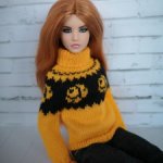 Свитер для барби