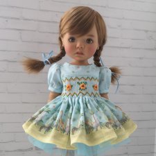 Платье с буфами для BB Meadowdolls
