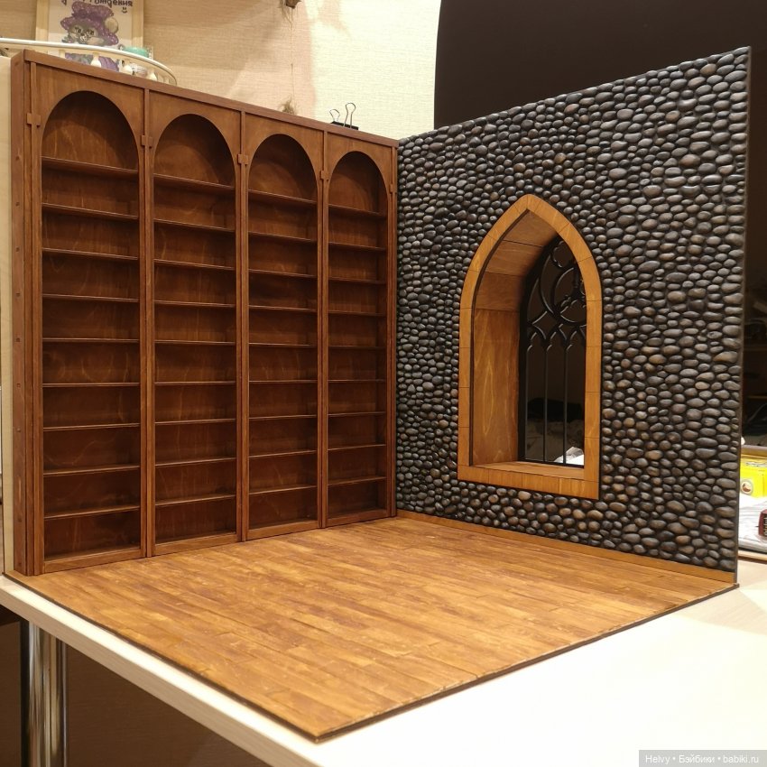 Румбокс "Библиотека". Стройка