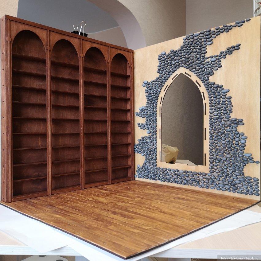 Румбокс "Библиотека". Стройка