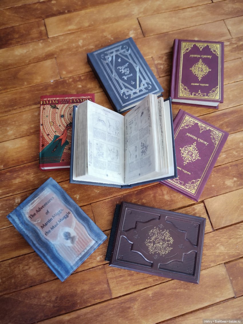 Миниатюрные книги 1/6 — Кукольная миниатюра своими руками: еда