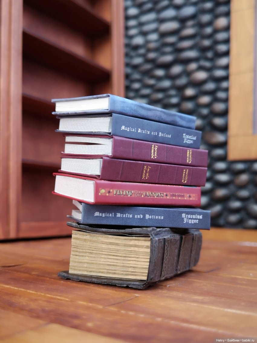 Миниатюрные книги 1/6 — Кукольная миниатюра своими руками: еда