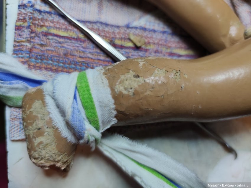 Варикоз из прессопилок | Бэйбики Варикоз из прессопилок — Реставрация и преображение кукол: ремонт (фото 4)