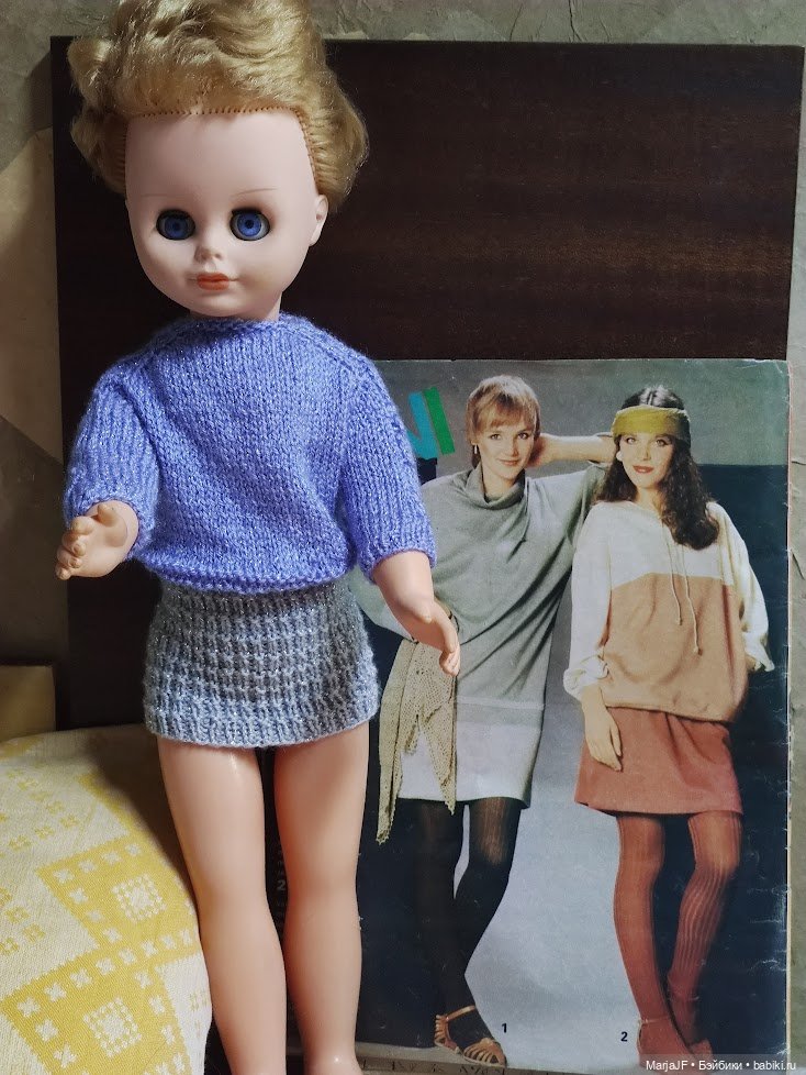 "Ложный заяц" в вязаной одежке