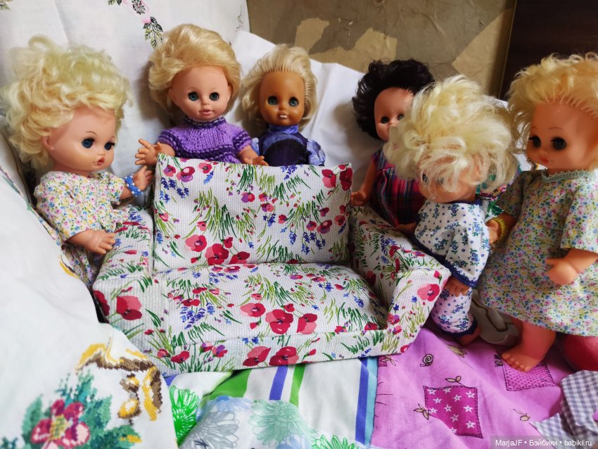 Пухлики обживают диван — Винтажные куклы ГДР (Немки): Бигги
