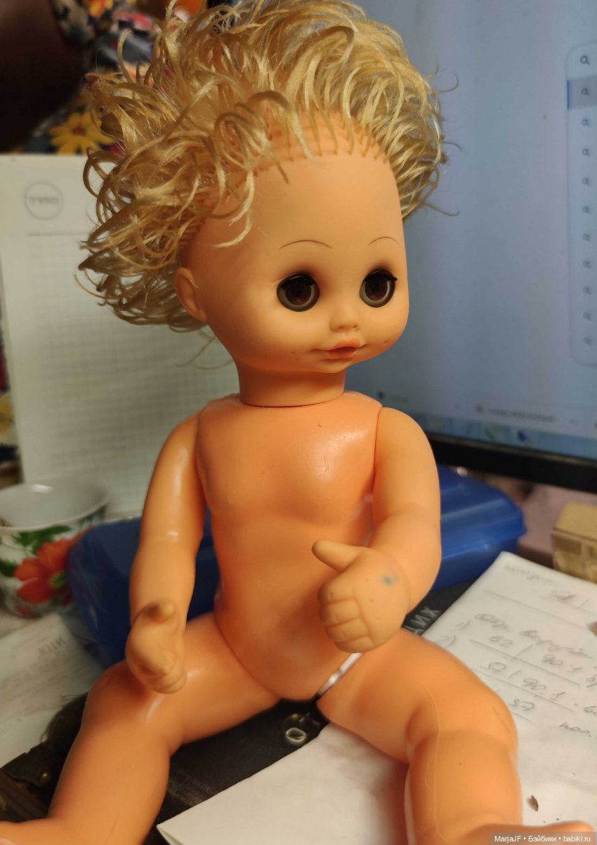 Пухлики обживают диван — Винтажные куклы ГДР (Немки): Бигги (фото 4)