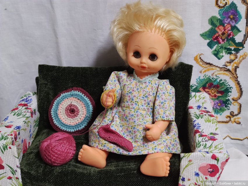 Пухлики обживают диван — Винтажные куклы ГДР (Немки): Бигги (фото 6)
