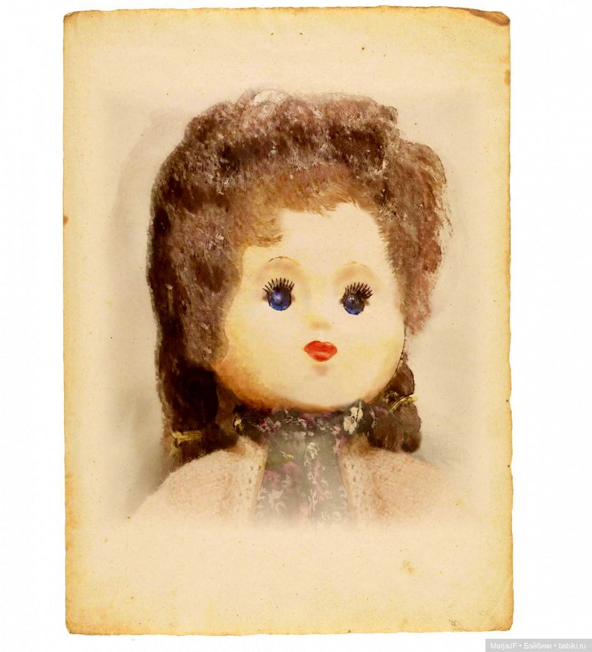 "Портрет куклы" — Советские винтажные куклы (СССР): Ленигрушка
