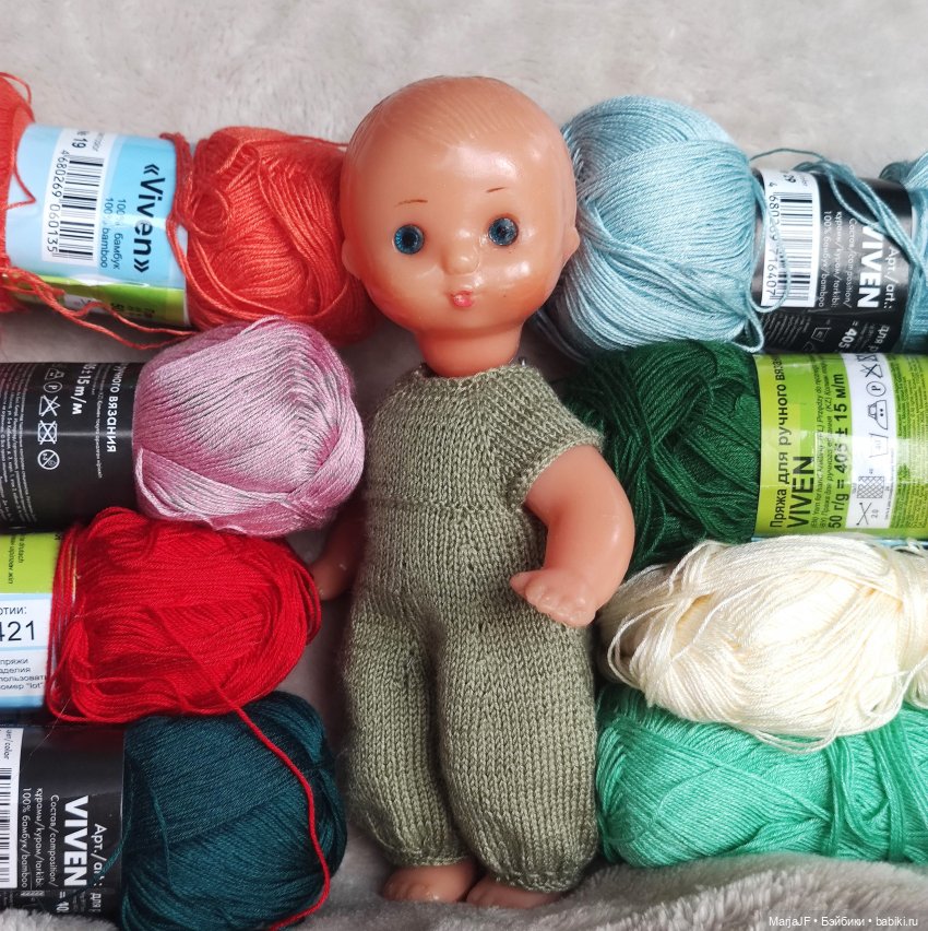 Пряжа ALPINA VIVEN — Одежда и обувь для кукол своими руками: фото