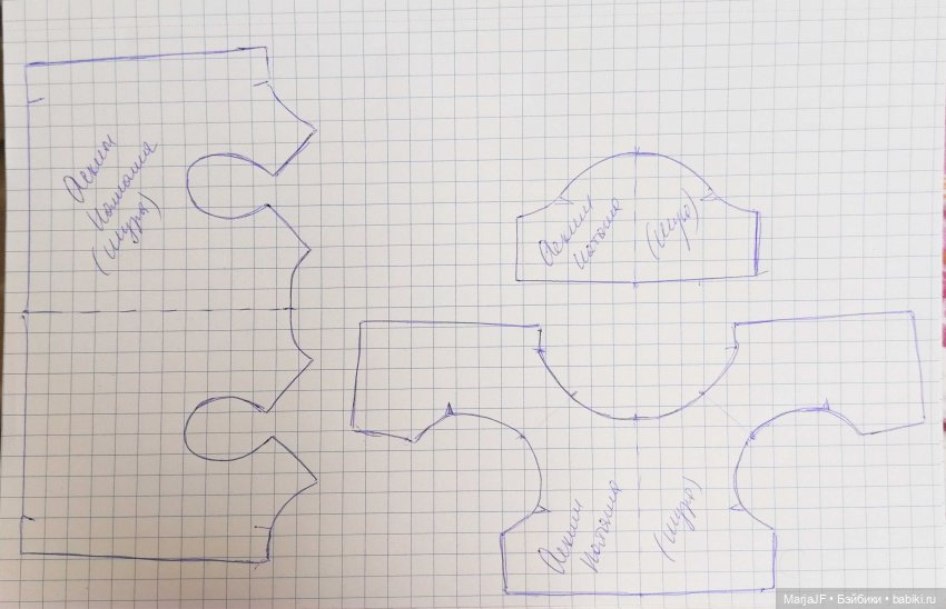 Истинно макетный способ построения кукольной выкройки
