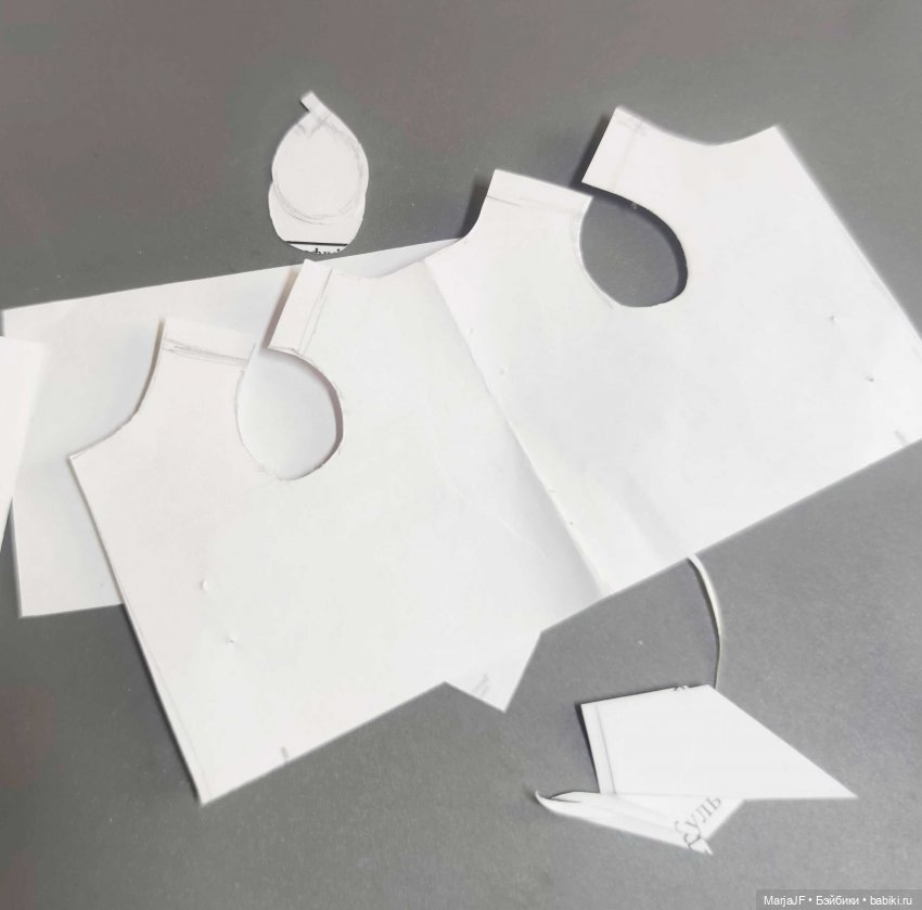 Истинно макетный способ построения кукольной выкройки