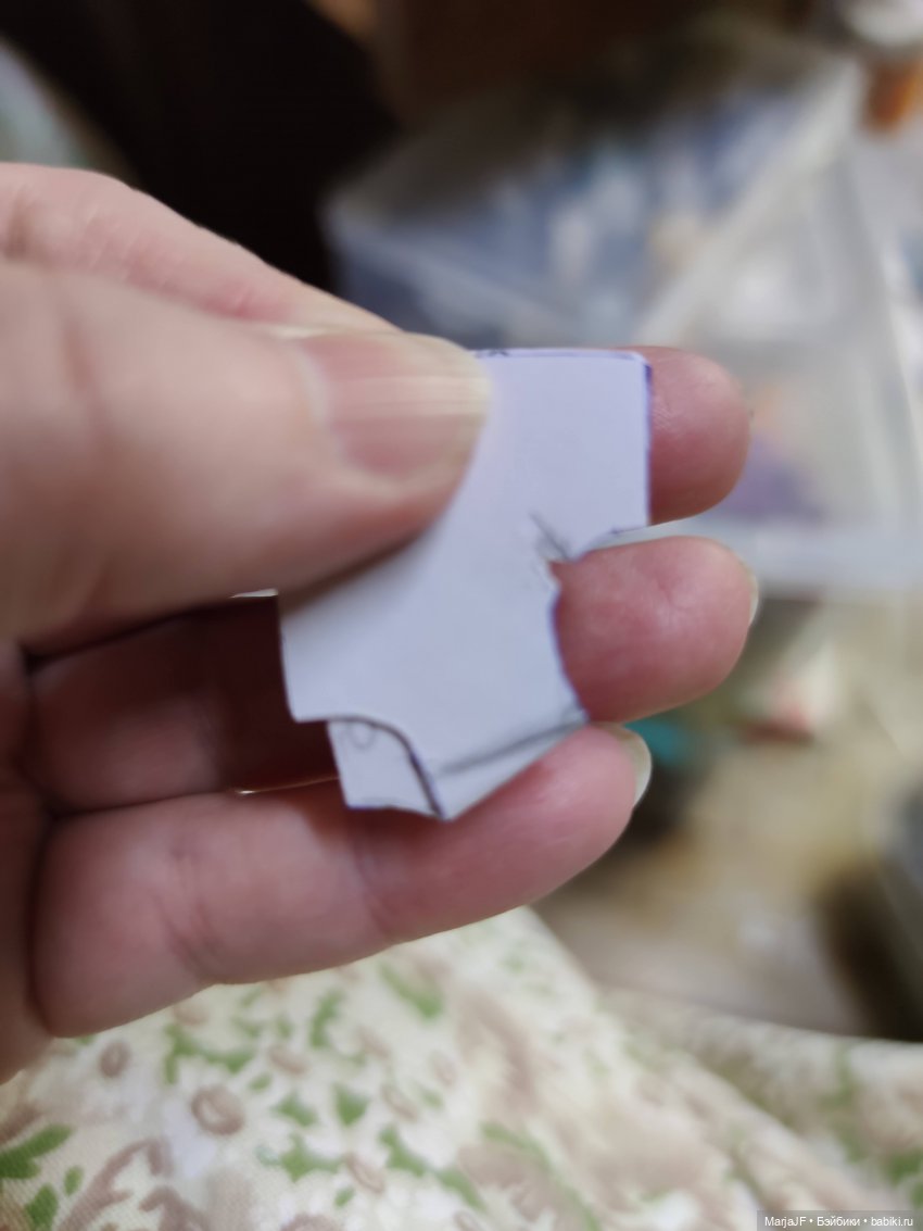 Истинно макетный способ построения кукольной выкройки