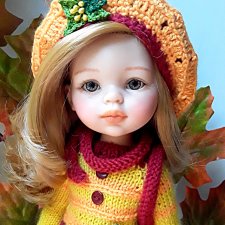 Ооак куклы Паола Рейна - Девочка-осень.