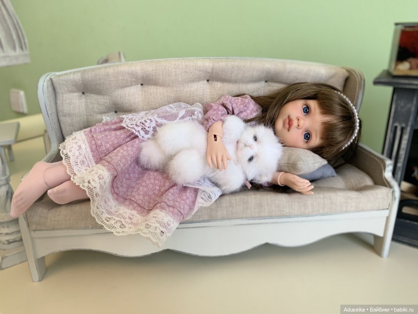 Николь и Пиксель (котик) — ООАК Paola Reina (Паола Рейна) и испанских кукол: перерисовка