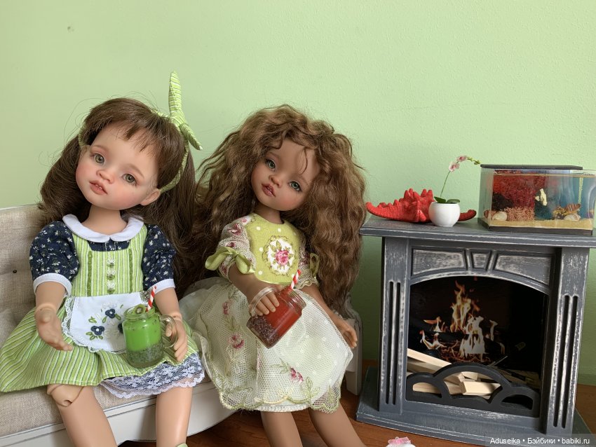 Аквариум — ООАК Paola Reina (Паола Рейна) и испанских кукол: перерисовка