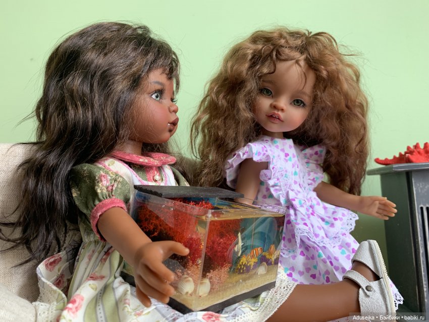 Аквариум — ООАК Paola Reina (Паола Рейна) и испанских кукол: перерисовка (фото 6)