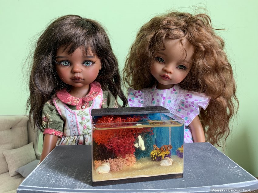 Аквариум — ООАК Paola Reina (Паола Рейна) и испанских кукол: перерисовка (фото 3)