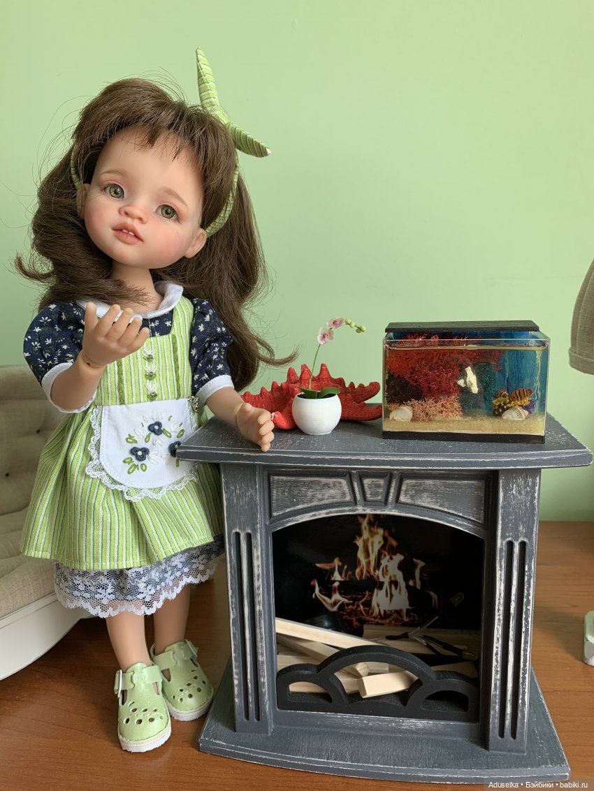 Аквариум — ООАК Paola Reina (Паола Рейна) и испанских кукол: перерисовка