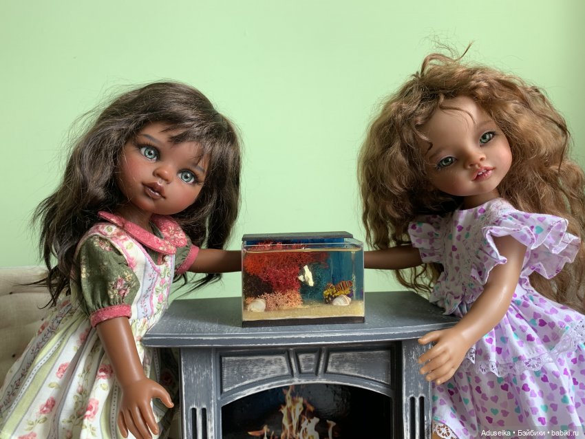 Аквариум — ООАК Paola Reina (Паола Рейна) и испанских кукол: перерисовка (фото 8)