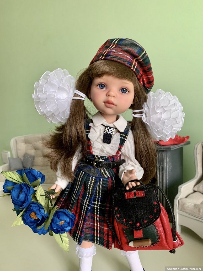 С Днём знаний — ООАК Paola Reina (Паола Рейна) и испанских кукол: перерисовка (фото 10)