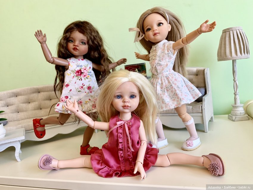 Дефффчёнки))) — ООАК Paola Reina (Паола Рейна) и испанских кукол: перерисовка