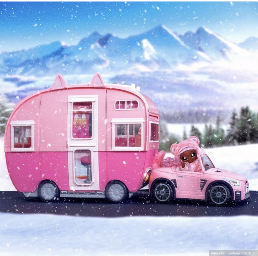 Na! Na! Na! Surprise Kitty-Cat Camper playset - все на кемпинг